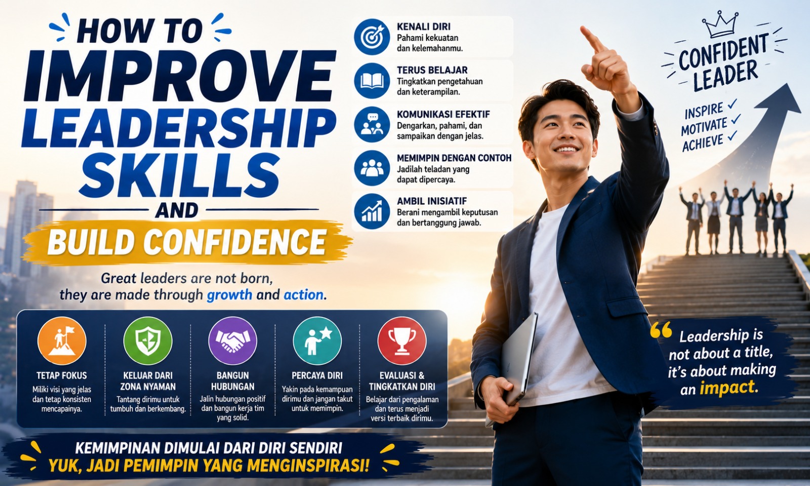 How to Improve Leadership Skills and Build Confidence