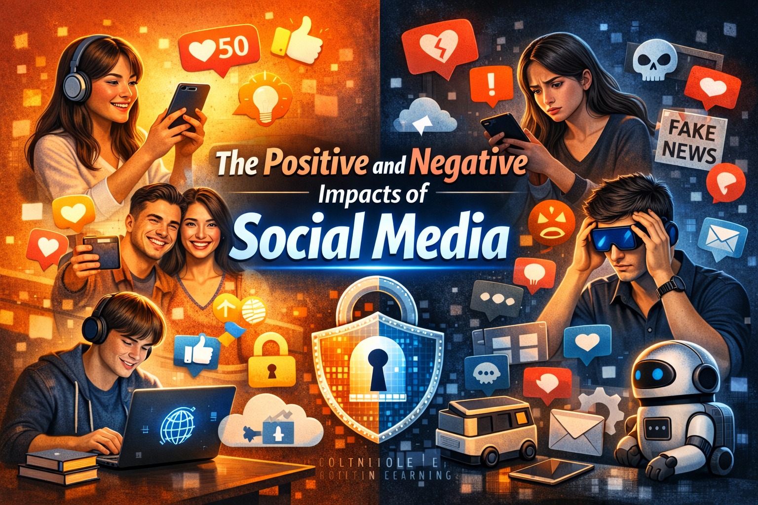 The Positive and Negative Impacts of Social Media