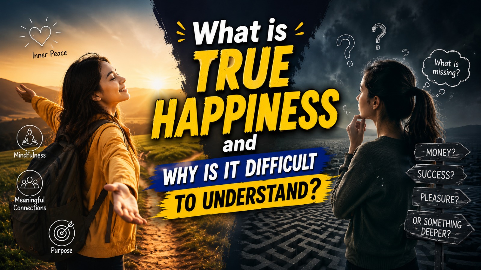What is True Happiness and Why is it Difficult to Understand?