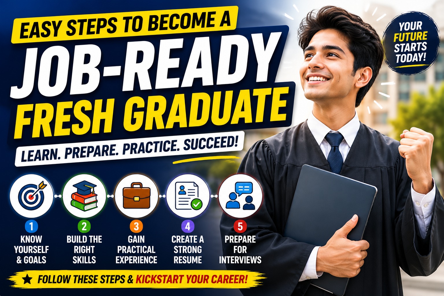 Easy Steps to Become a Job-Ready Fresh Graduate