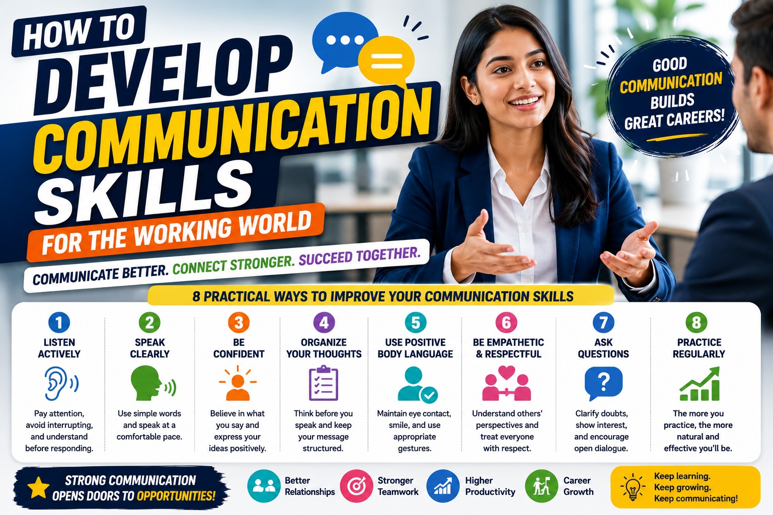 How to Develop Communication Skills for the Working World