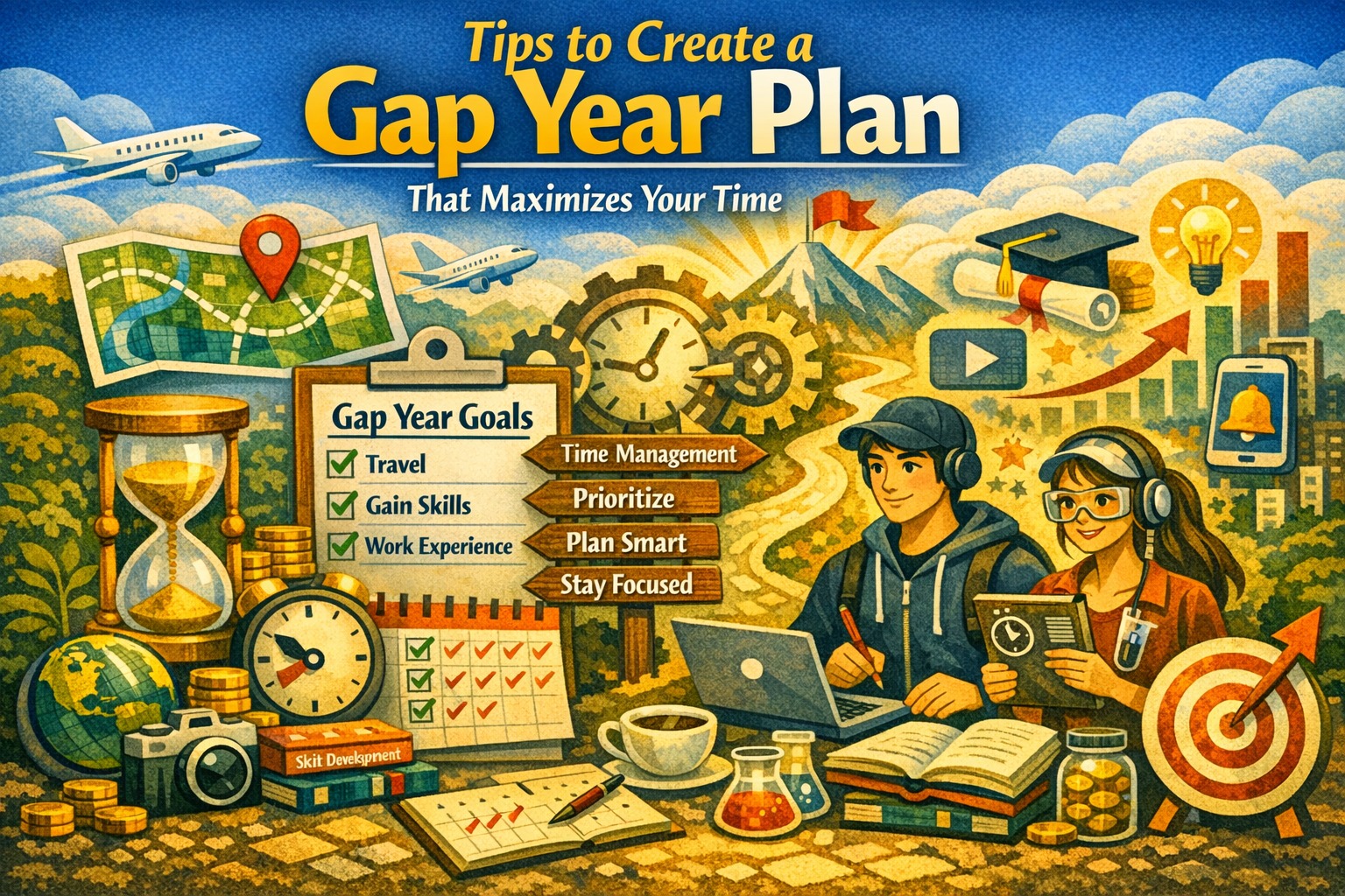 Tips to Create a Gap Year Plan That Maximizes Your Time