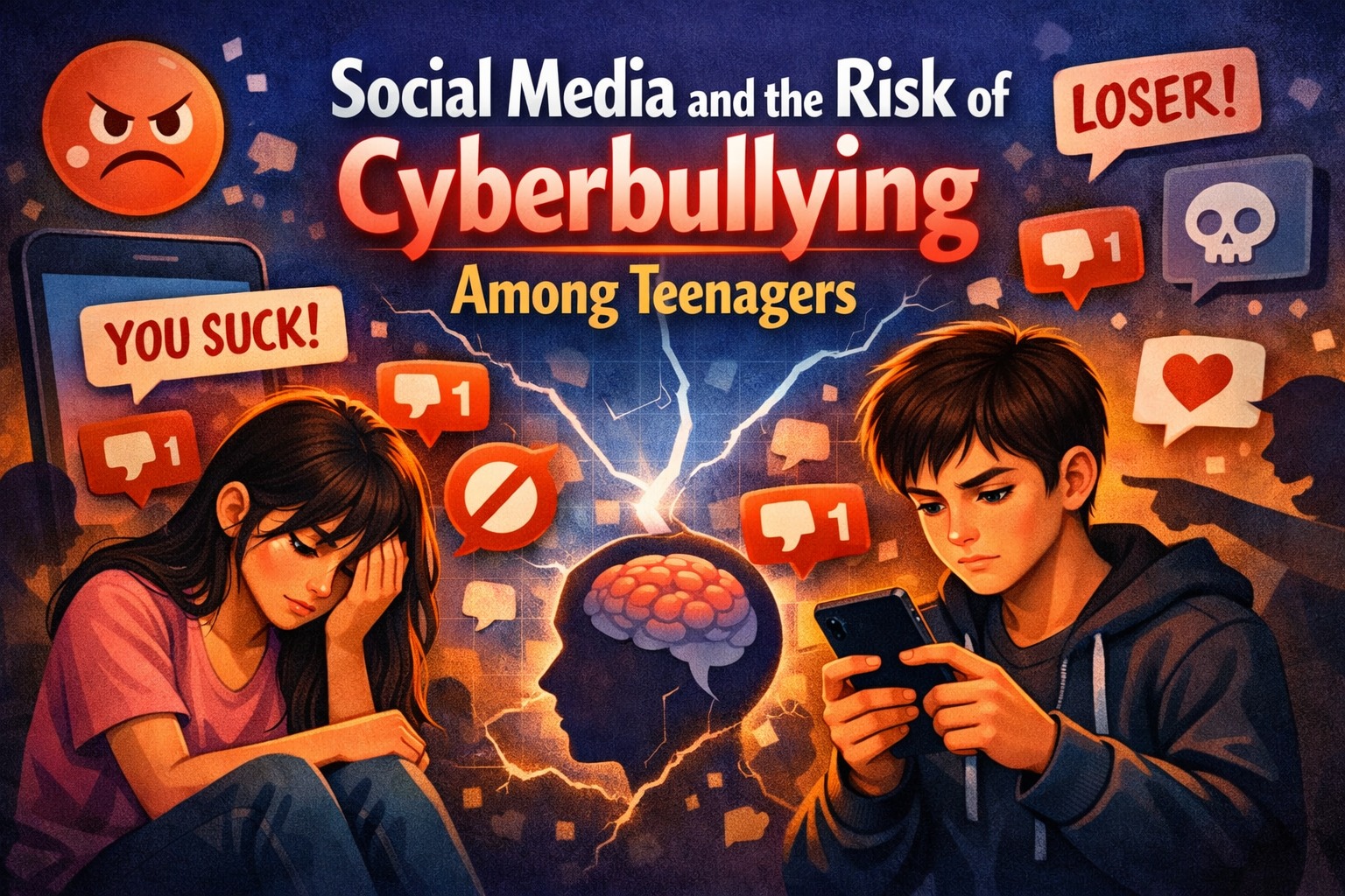 Social Media and the Risk of Cyberbullying Among Teenagers