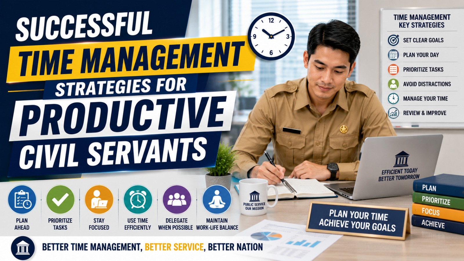 Successful Time Management Strategies for Productive Civil Servants