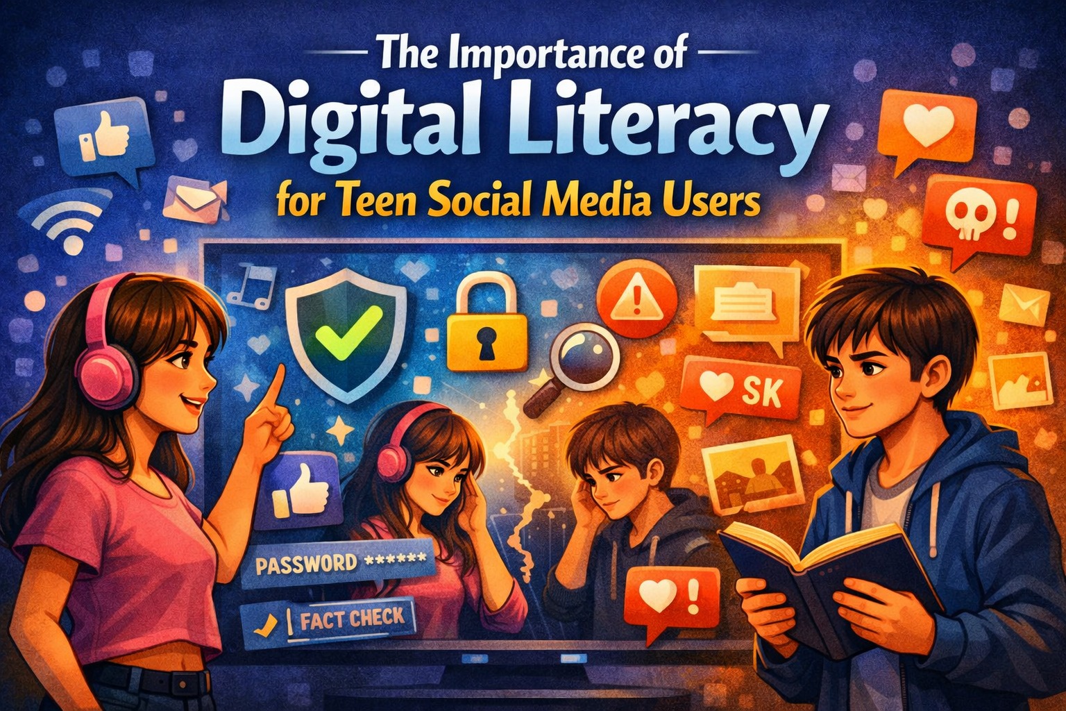 The Importance of Digital Literacy for Teen Social Media Users
