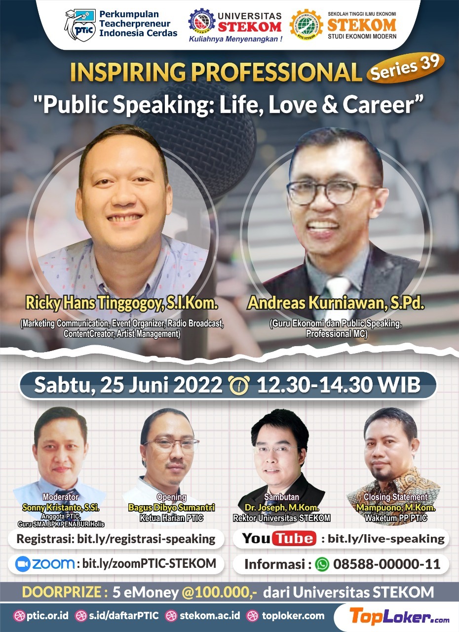 "Public Speaking: Life, Love & Career"