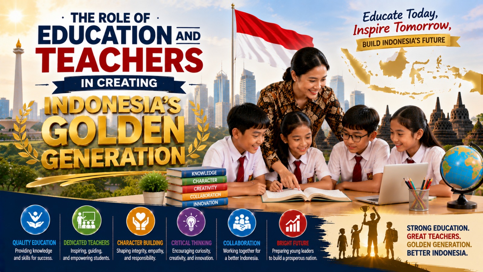 The Role of Education and Teachers in Creating Indonesia’s Golden Generation
