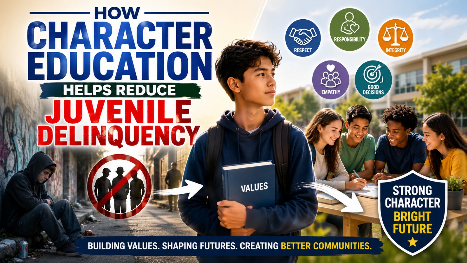 How Character Education Helps Reduce Juvenile Delinquency?