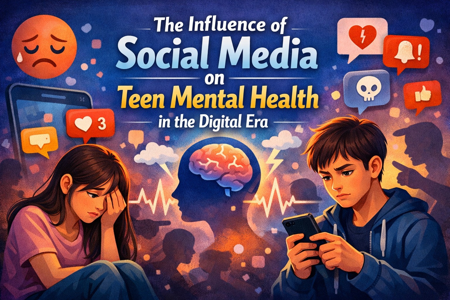 The Influence of Social Media on Teen Mental Health in the Digital Era