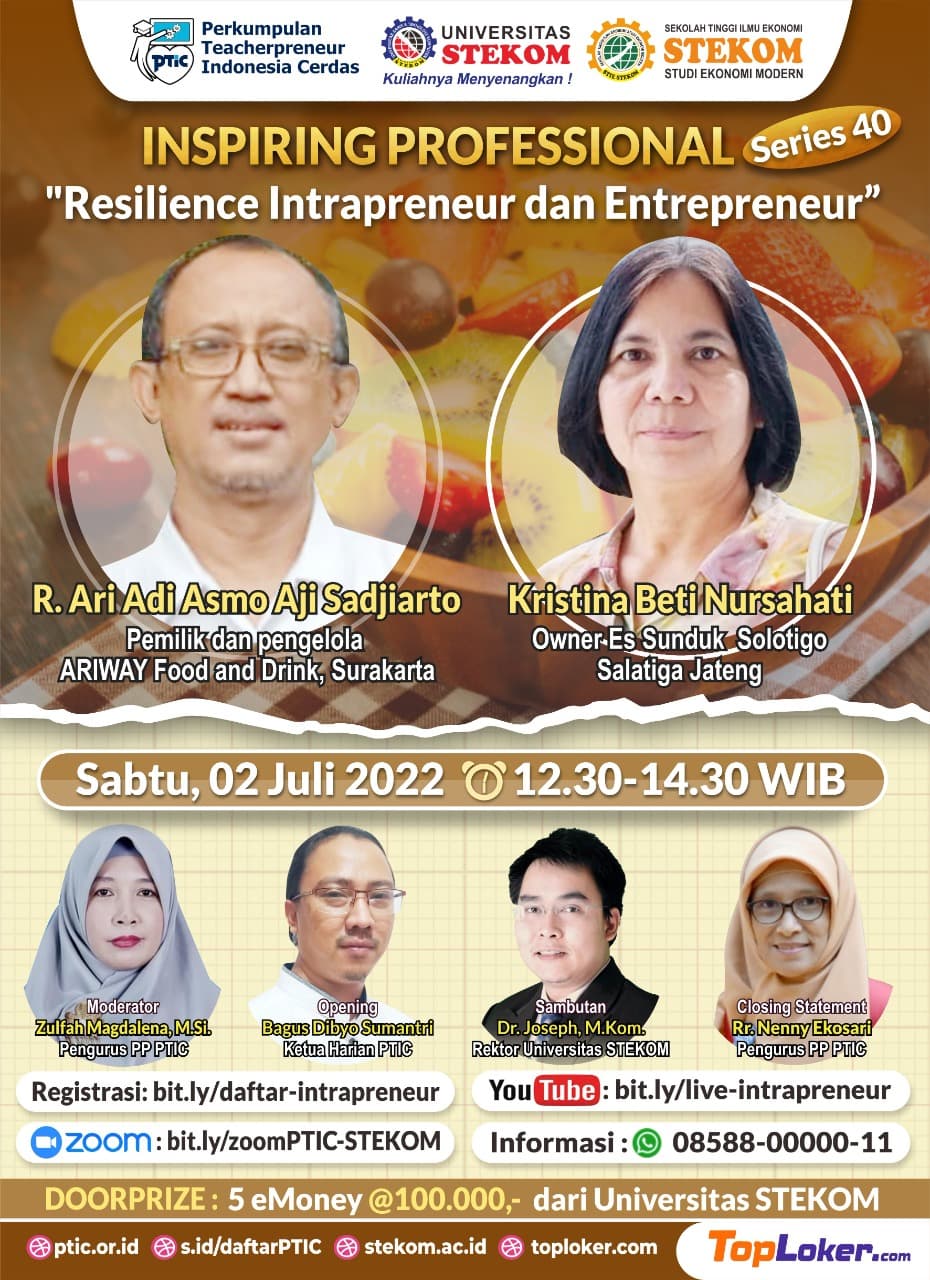Inspiring Professional ''Resilience Intrapreneur dan Entrepreneur''