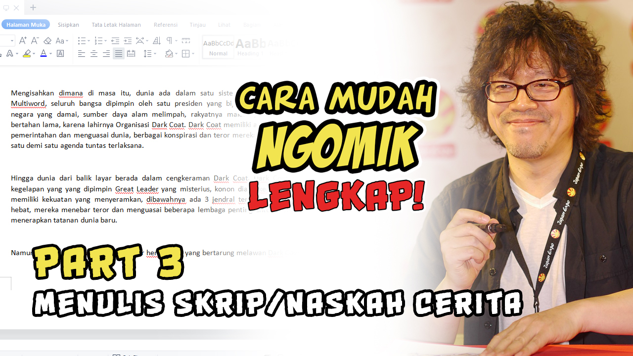 Membuat Skrip/Naskah Cerita Komik Dengan Mudah dan Hasil Menarik