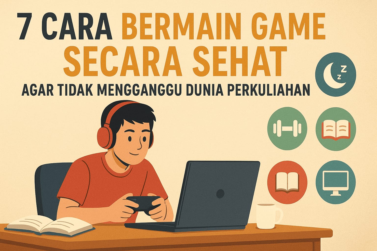 7 Cara Bermain Game Secara Sehat agar Tidak Mengganggu Dunia Perkuliahan