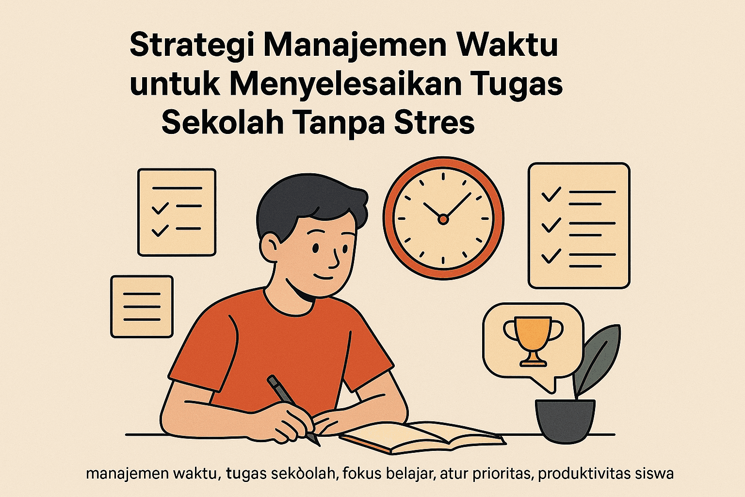 Strategi Manajemen Waktu untuk Menyelesaikan Tugas Sekolah Tanpa Stres