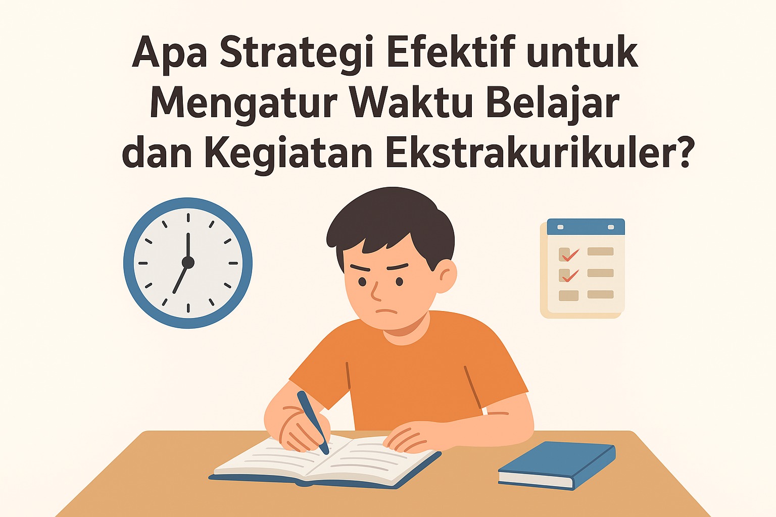 Apa Strategi Efektif untuk Mengatur Waktu Belajar dan Kegiatan Ekstrakurikuler?