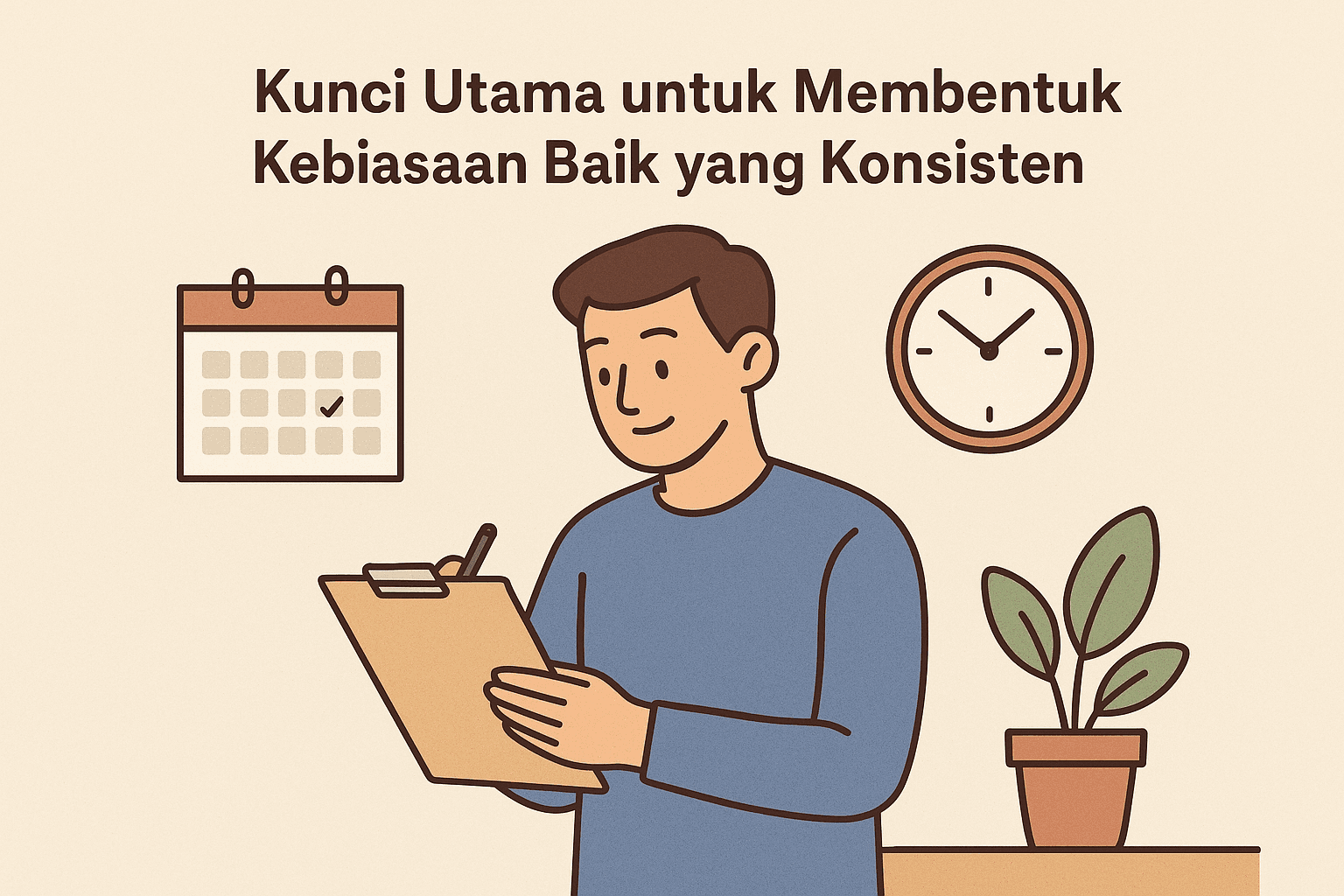 Kunci Utama untuk Membentuk Kebiasaan Baik yang Konsisten