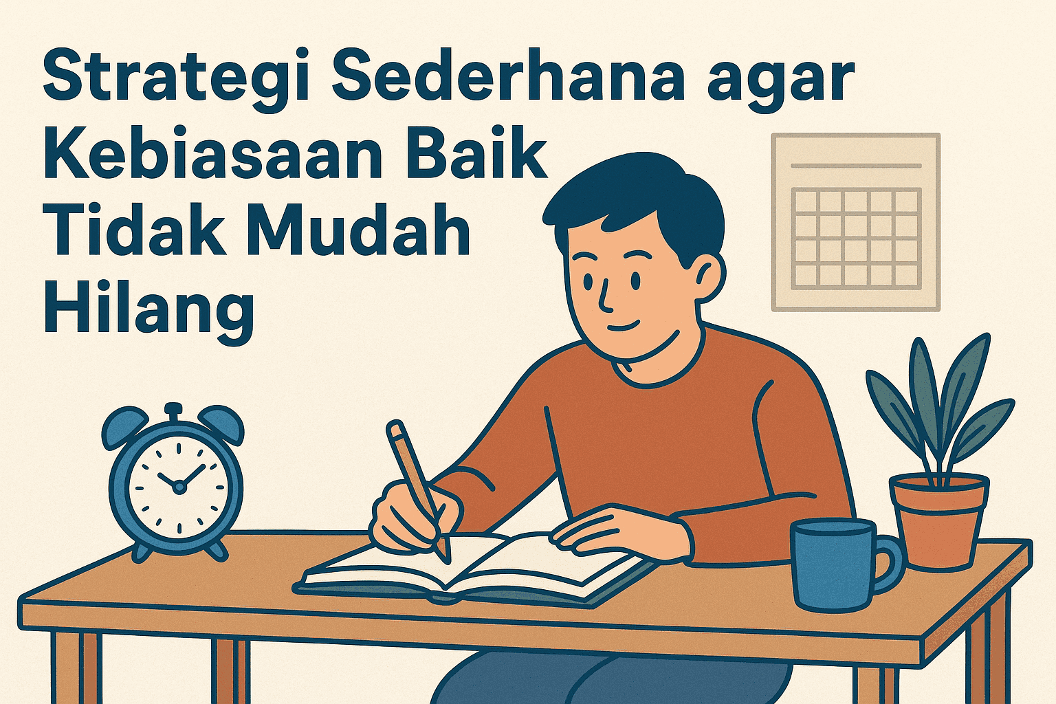 Strategi Sederhana agar Kebiasaan Baik Tidak Mudah Hilang