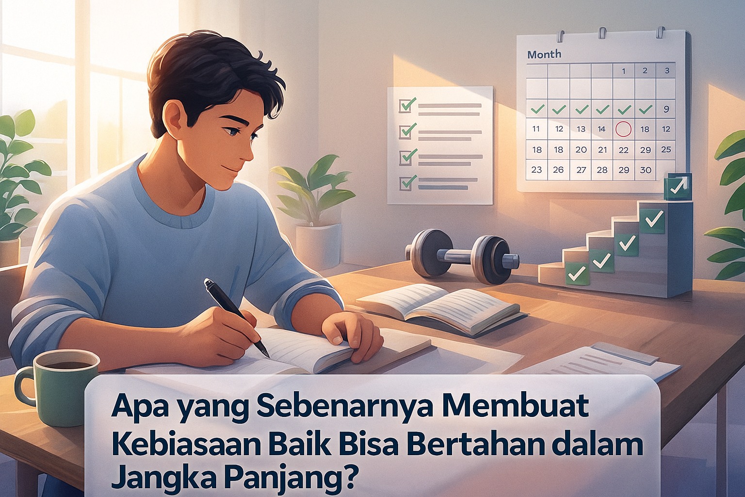 Apa yang Sebenarnya Membuat Kebiasaan Baik Bisa Bertahan dalam Jangka Panjang?
