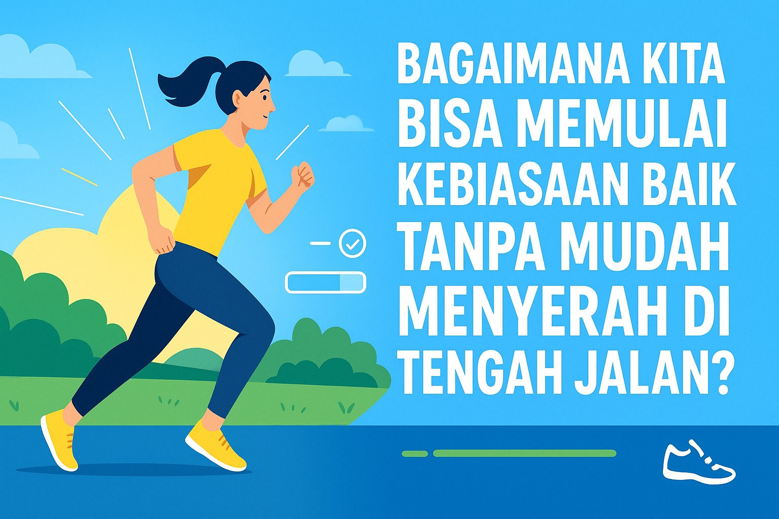 Bagaimana Kita Bisa Memulai Kebiasaan Baik Tanpa Mudah Menyerah di Tengah Jalan?