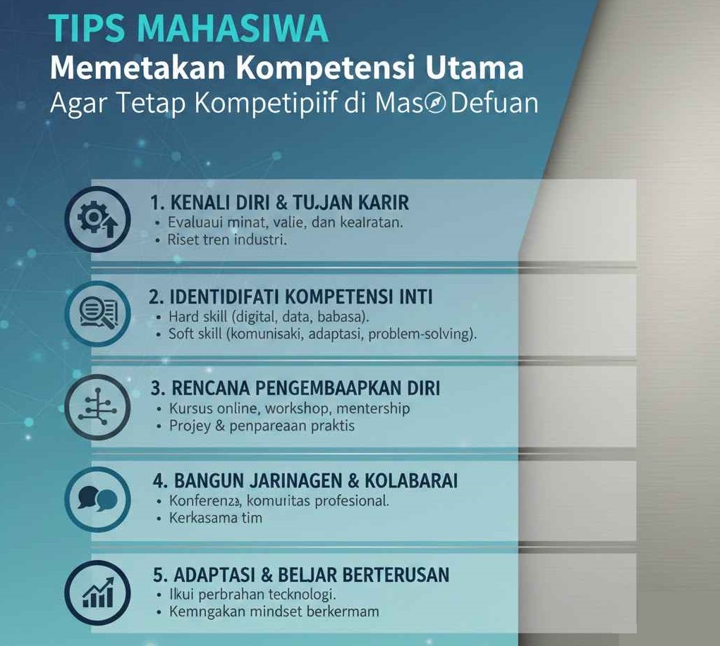 Tips Mahasiswa Memetakan Kompetensi Utama agar Tetap Kompetitif di Masa Depan