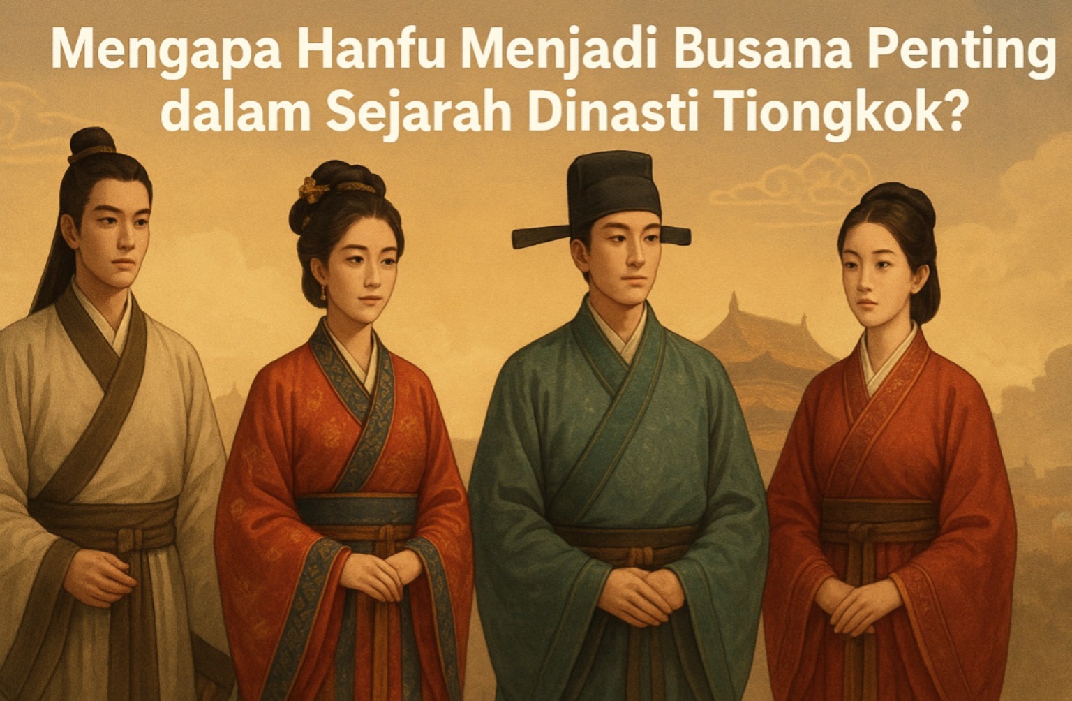 Mengapa Hanfu Menjadi Busana Penting dalam Sejarah Dinasti-Dinasti Tiongkok?