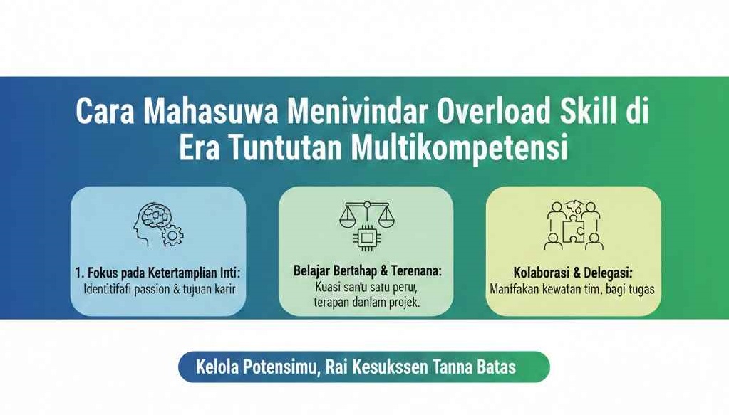 Cara Mahasiswa Menghindari Overload Skill di Era Tuntutan Multikompetensi