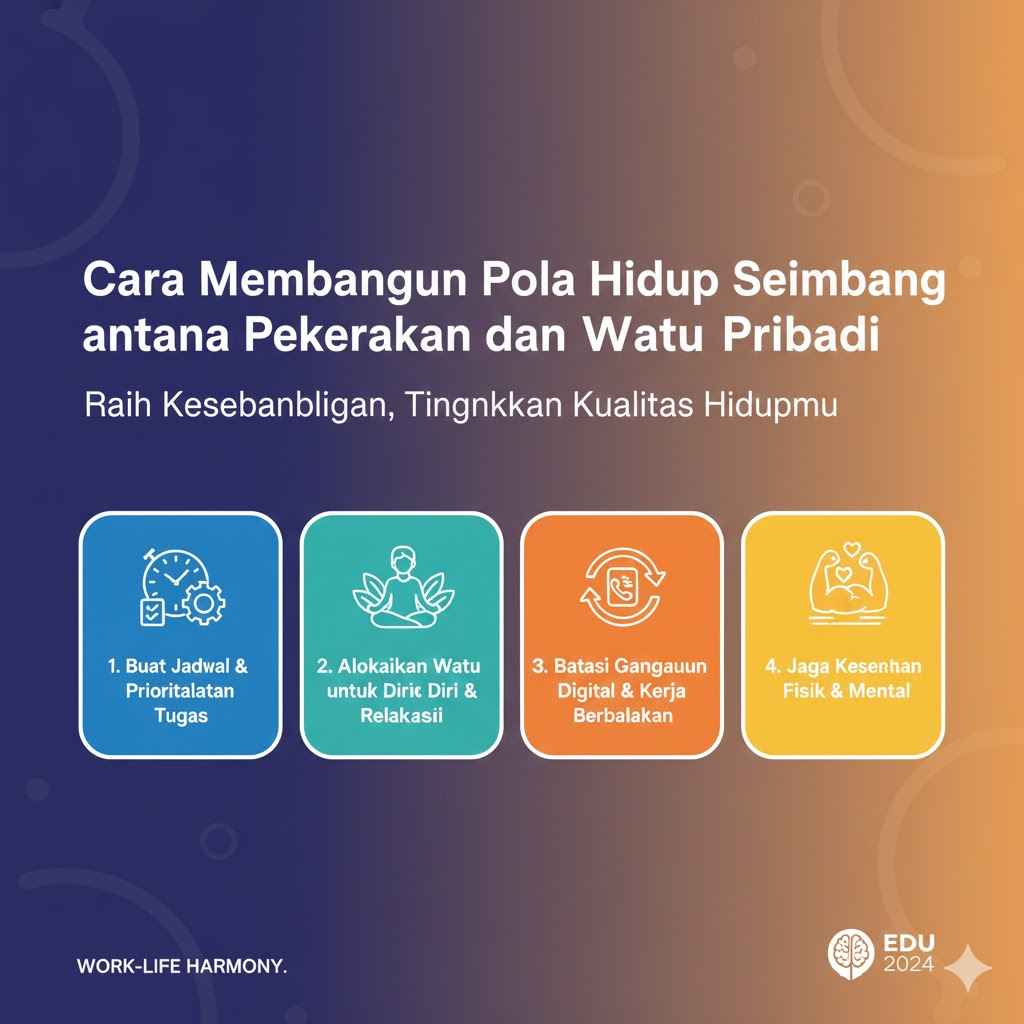 Cara Membangun Pola Hidup Seimbang antara Pekerjaan dan Waktu Pribadi