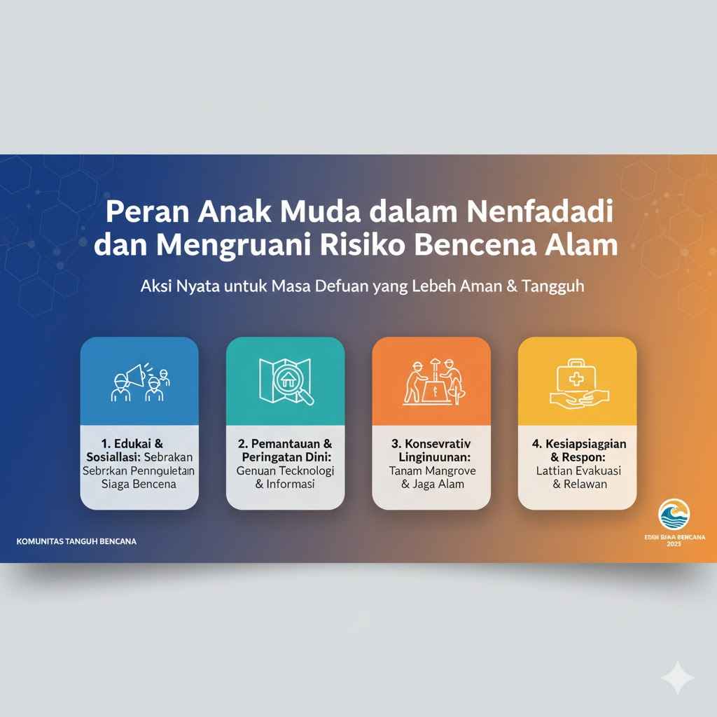 Peran Anak Muda dalam Menghadapi dan Mengurangi Risiko Bencana Alam