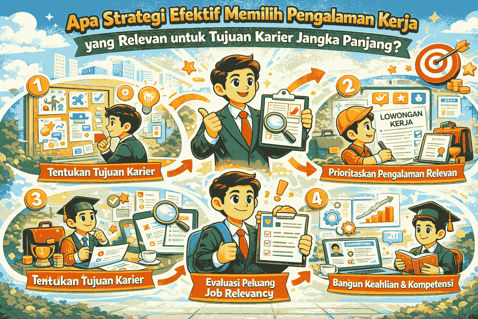 Apa Strategi Efektif Memilih Pengalaman Kerja yang Relevan untuk Tujuan Karier Jangka Panjang?
