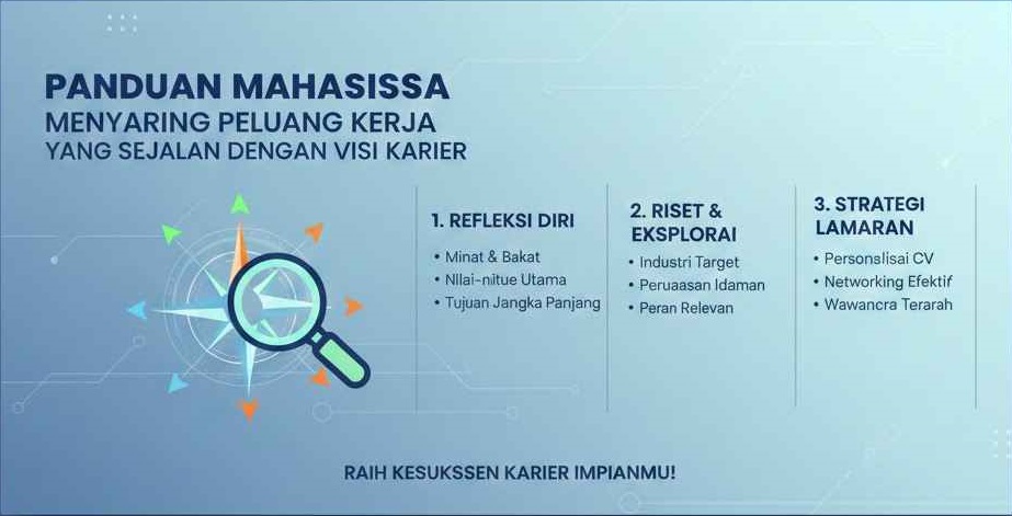 Panduan Mahasiswa Menyaring Peluang Kerja yang Sejalan dengan Visi Karier