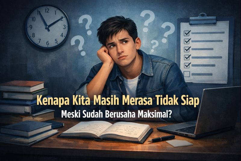 Kenapa Kita Masih Merasa Tidak Siap Meski Sudah Berusaha Maksimal?