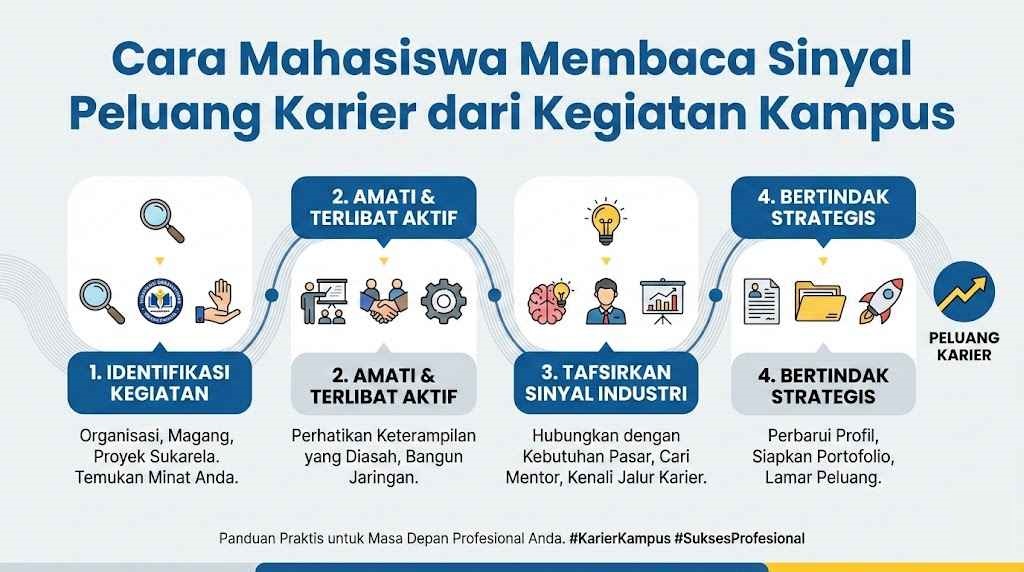 Cara Mahasiswa Membaca Sinyal Peluang Karier dari Kegiatan Kampus