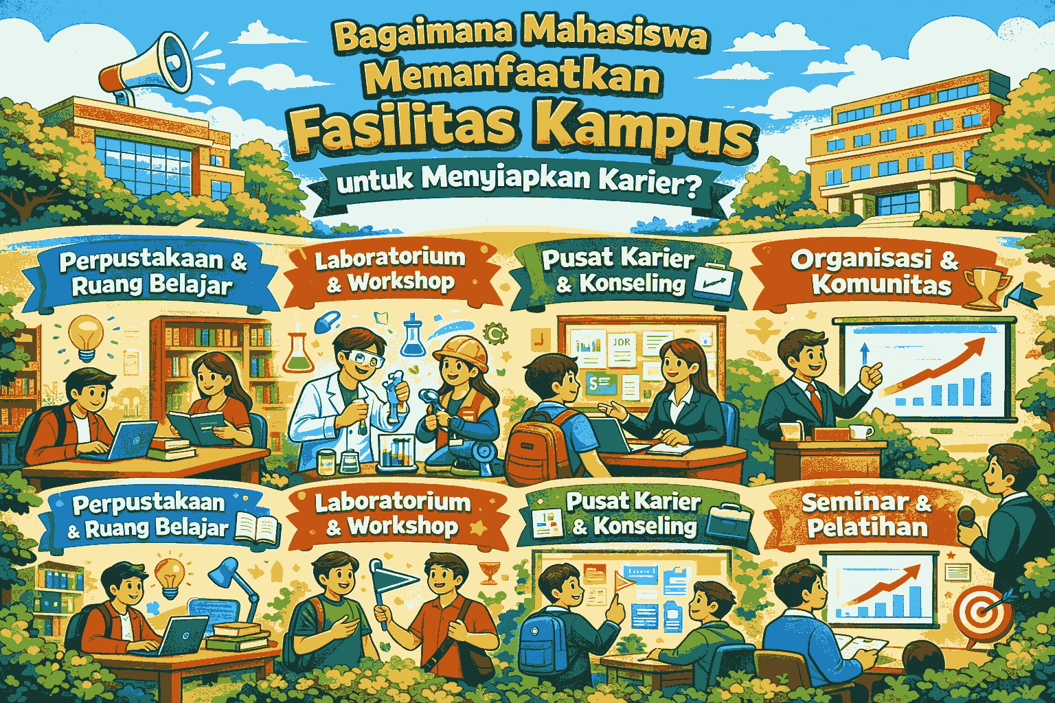 Bagaimana Mahasiswa Memanfaatkan Fasilitas Kampus untuk Menyiapkan Karier?