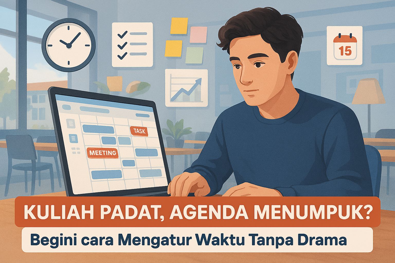 Kuliah Padat, Agenda Organisasi Menumpuk? Begini Cara Mengatur Waktu Tanpa Drama
