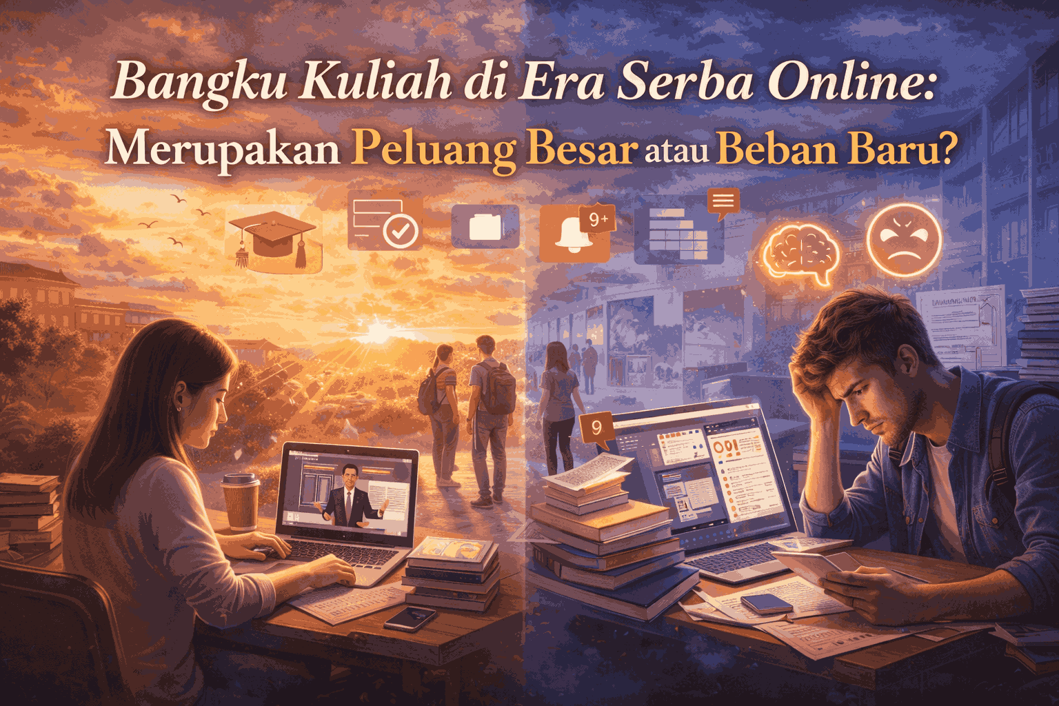 Bangku Kuliah di Era Serba Online Merupakan Peluang Besar atau Beban Baru?
