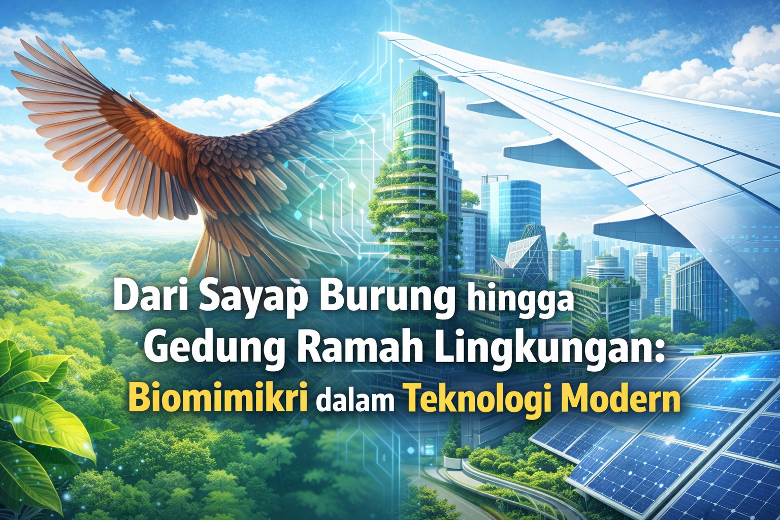 Dari Sayap Burung hingga Gedung Ramah Lingkungan Biomimikri dalam Teknologi Modern  
