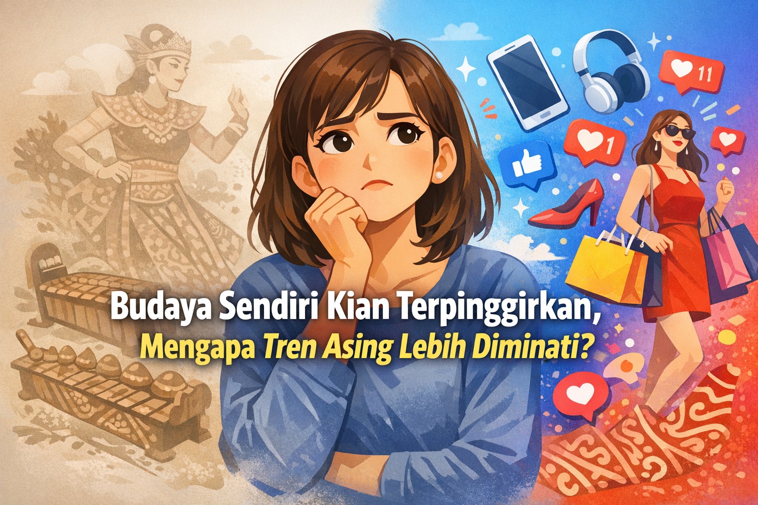 Budaya Sendiri Kian Terpinggirkan, Mengapa Tren Asing Lebih Diminati?