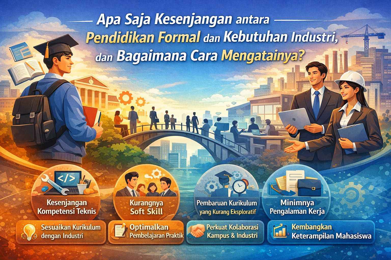 Apa Saja Kesenjangan antara Pendidikan Formal dan Kebutuhan Industri?, dan Bagaimana Cara Mengatasinya