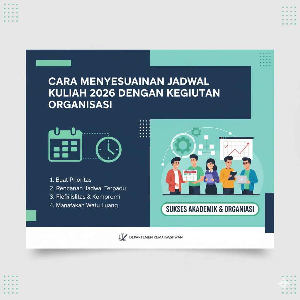 Cara Menyesuaikan Jadwal Kuliah 2026 dengan Kegiatan Organisasi