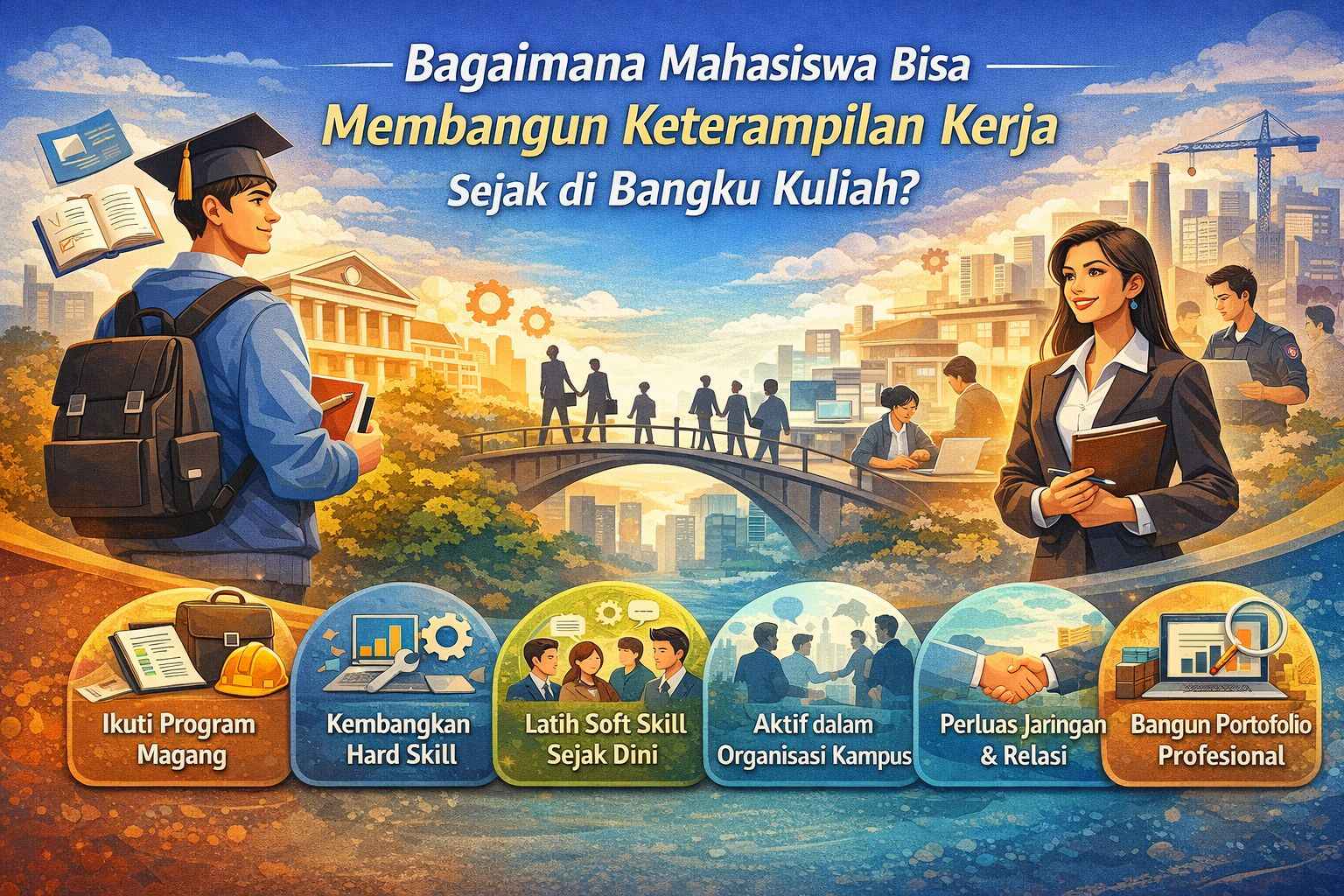 Bagaimana Mahasiswa Bisa Membangun Keterampilan Kerja Sejak di Bangku Kuliah?