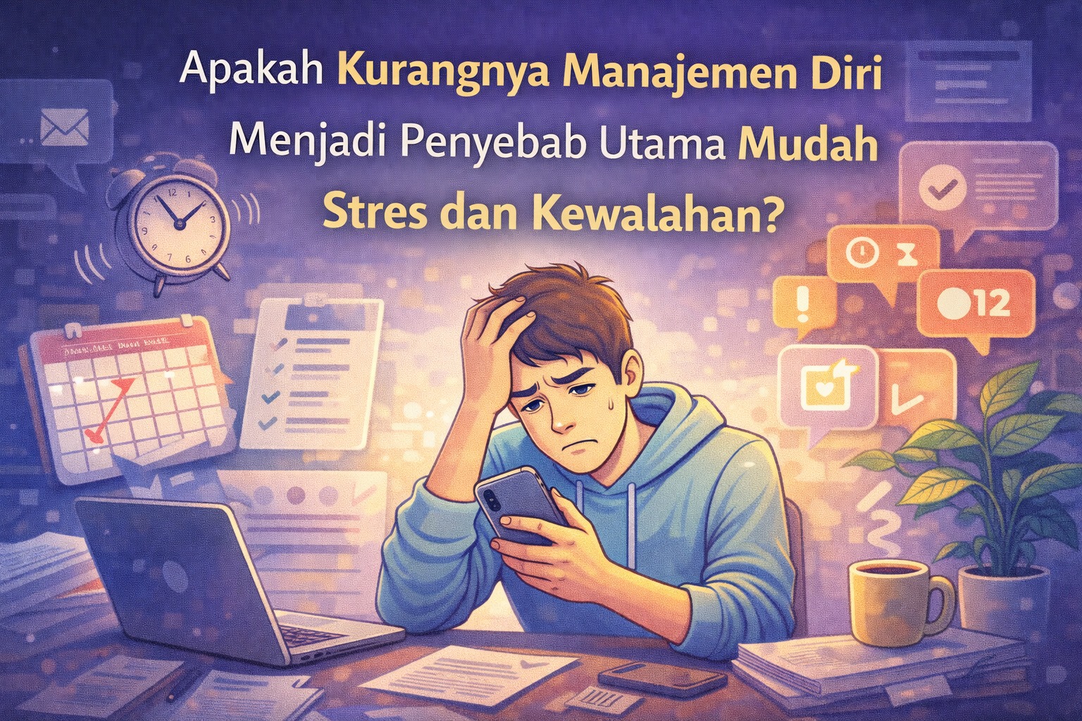 Apakah Kurangnya Manajemen Diri Menjadi Penyebab Utama Mudah Stres dan Kewalahan?