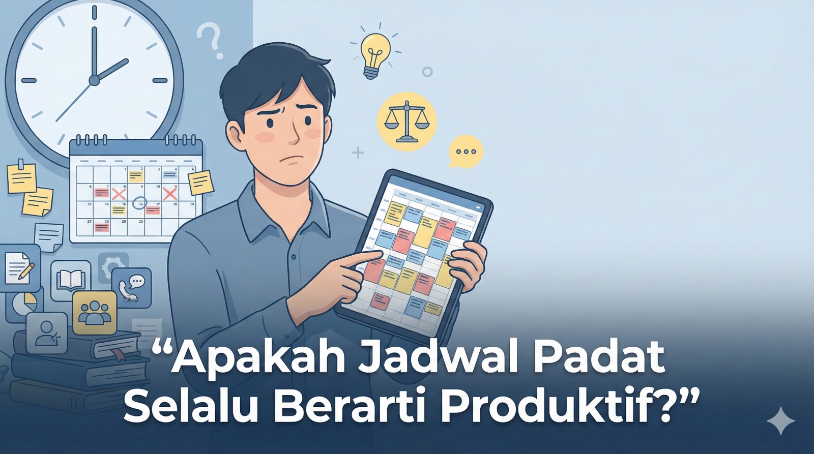 Apakah Jadwal Padat Selalu Berarti Produktif?