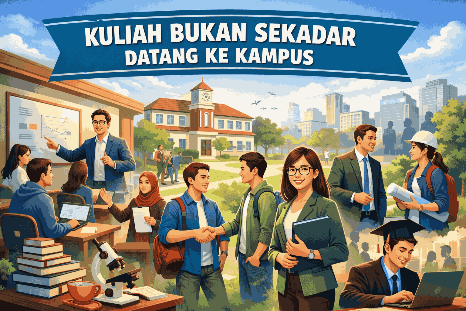 Kuliah Bukan Sekadar Datang ke Kampus