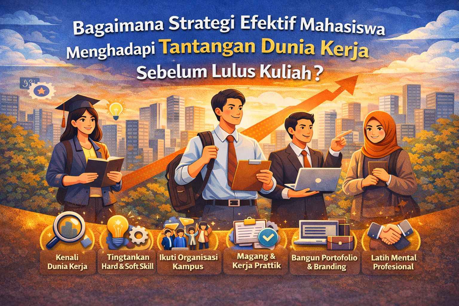 Bagaimana Strategi Efektif Mahasiswa Menghadapi Tantangan Dunia Kerja Sebelum Lulus Kuliah?