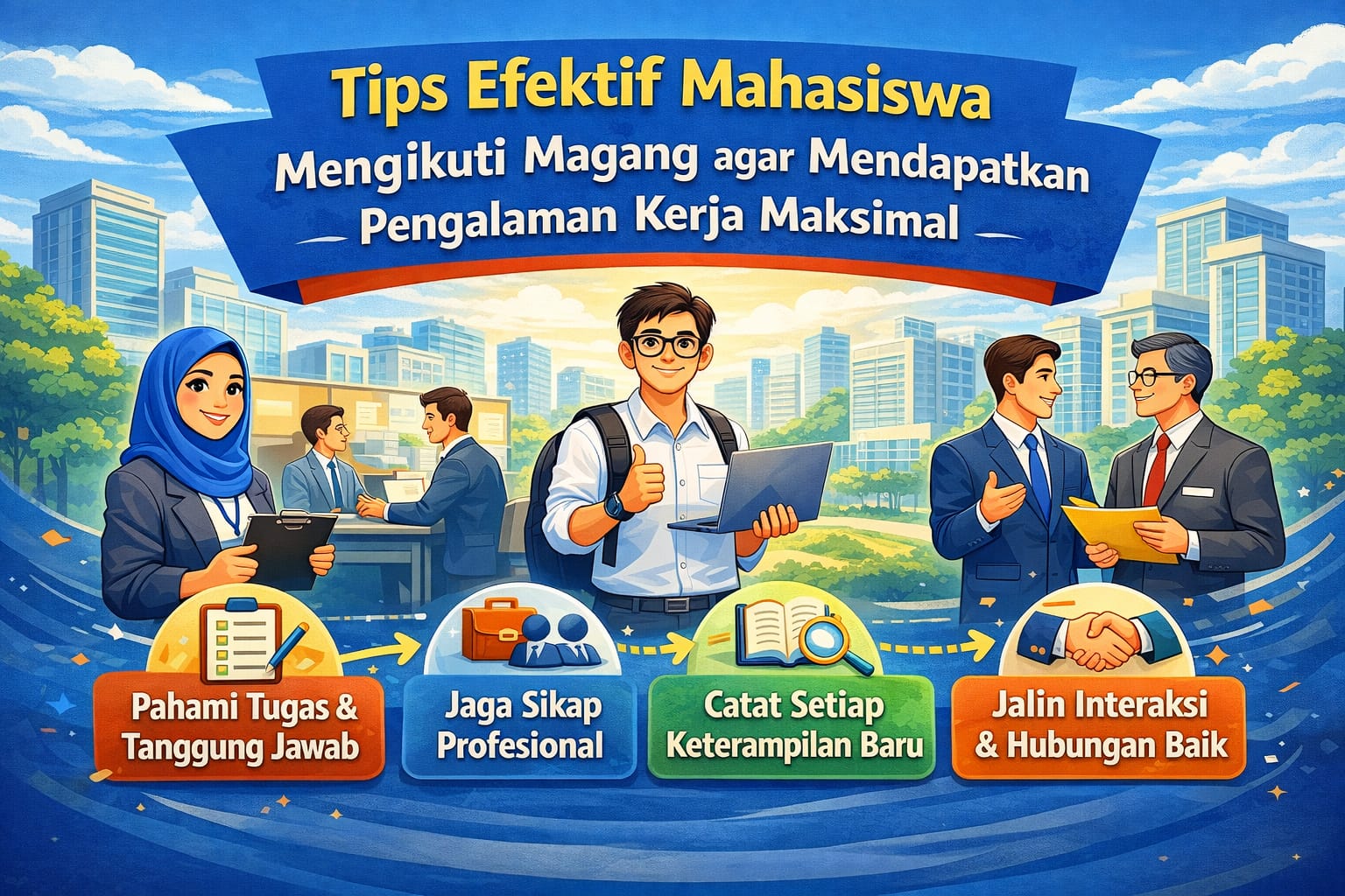 Tips Efektif Mahasiswa Mengikuti Magang agar Mendapatkan Pengalaman Kerja Maksimal