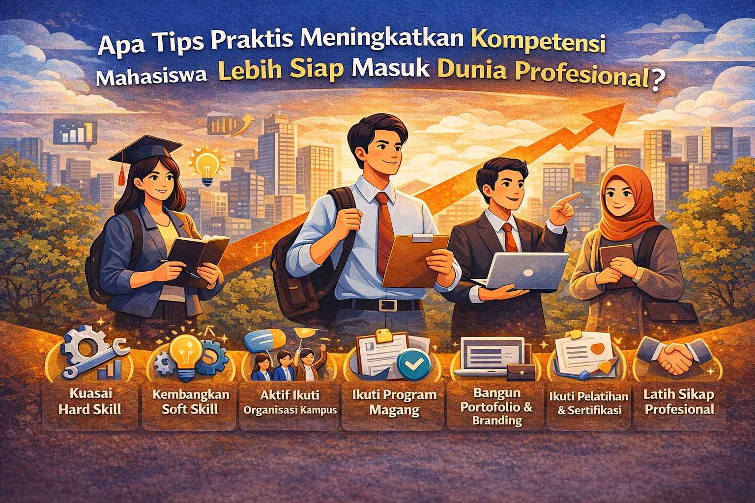 Apa Tips Praktis Meningkatkan Kompetensi Mahasiswa Agar Lebih Siap Masuk Dunia Profesional?