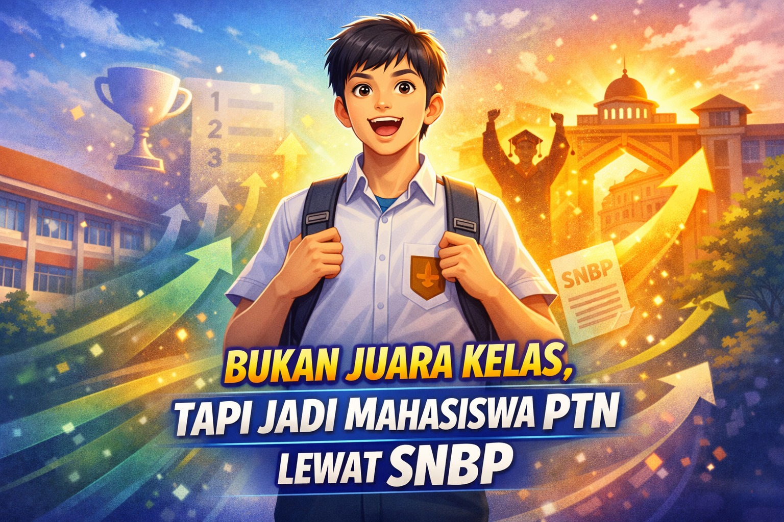 Bukan Juara Kelas, Tapi Jadi Mahasiswa PTN Lewat SNBP