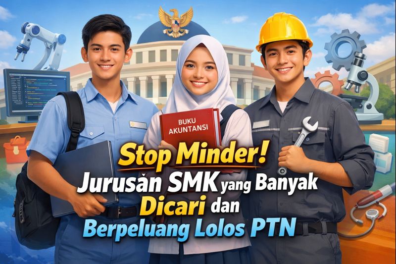 Stop Minder! Jurusan SMK yang Banyak Dicari dan Berpeluang Lolos PTN
