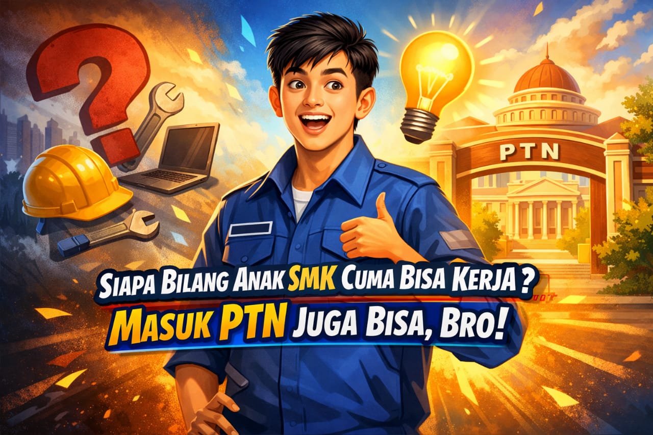 Siapa Bilang Anak SMK Cuma Bisa Kerja? Masuk PTN Juga Bisa, Bro!