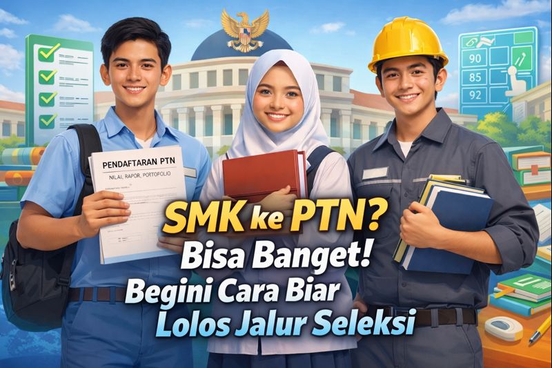 SMK ke PTN? Bisa Banget! Begini Cara Biar Lolos Jalur Seleksi