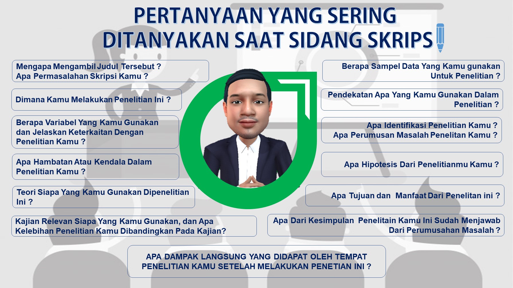 Pertanyaan Yang Sering Ditanyakan Saat Sidang Skripsi